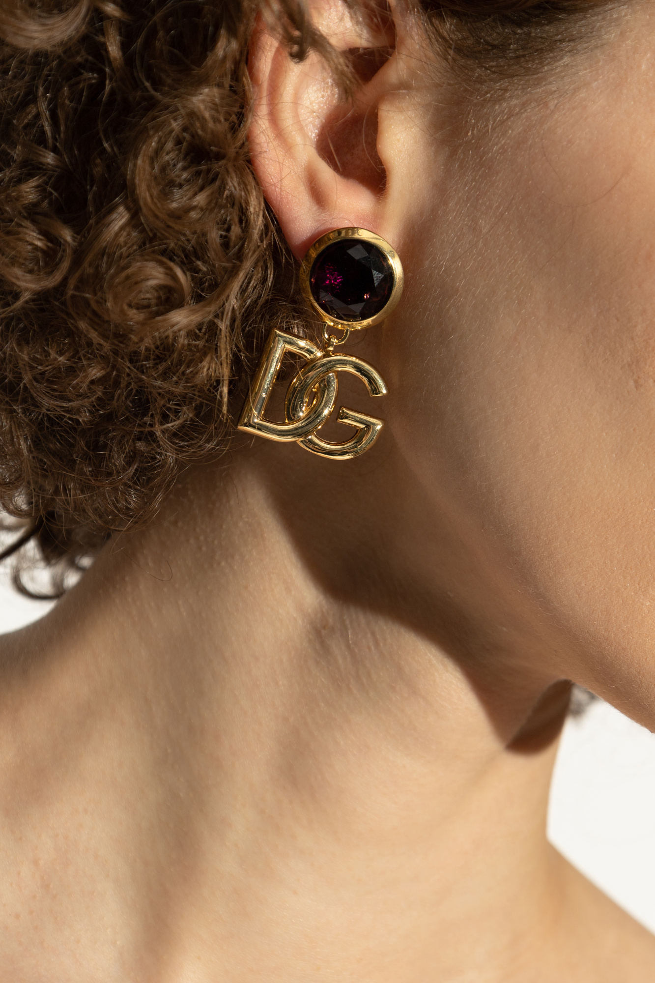新品★Dolce＆Gabbana■ガラスビーズ クリップオンイヤリング 新品☆Dolce＆Gabbana□ガラスビーズ クリップオンイヤリング
